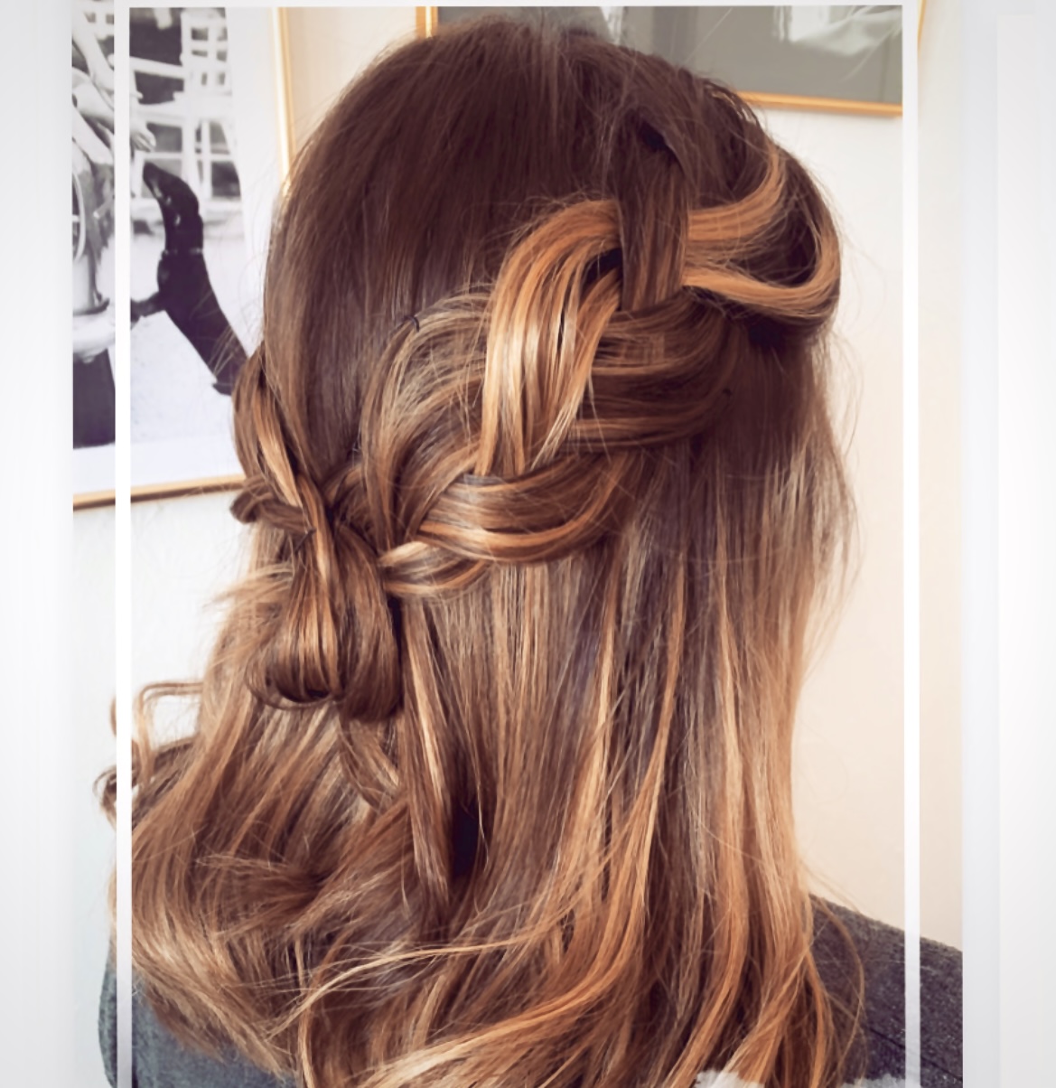 Geflochtene Krone Frisur