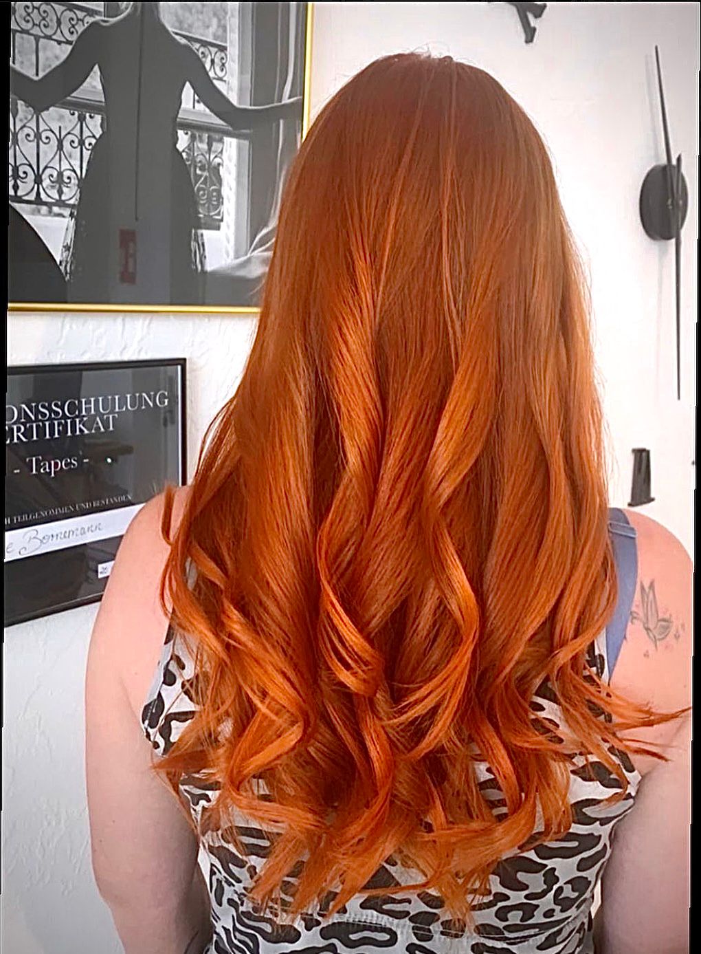 Orange Kupfer Farbton
